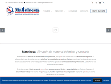 Tablet Screenshot of matelecsa.com